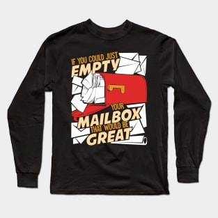 Postal Worker Mail City Letter Carrier Gift Long Sleeve T-Shirt